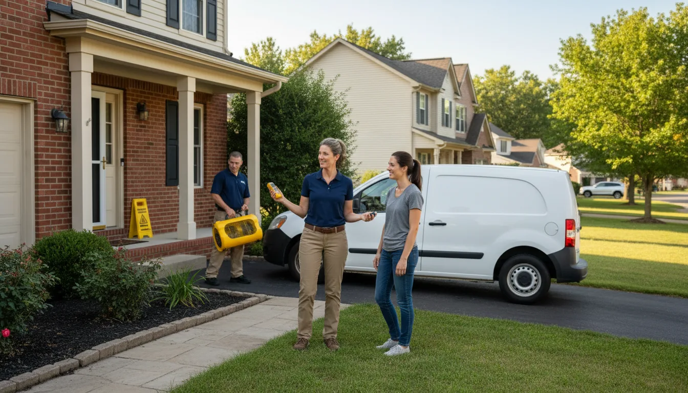 Water restoration image for Home Water Damage Repair in Belle Center, OH